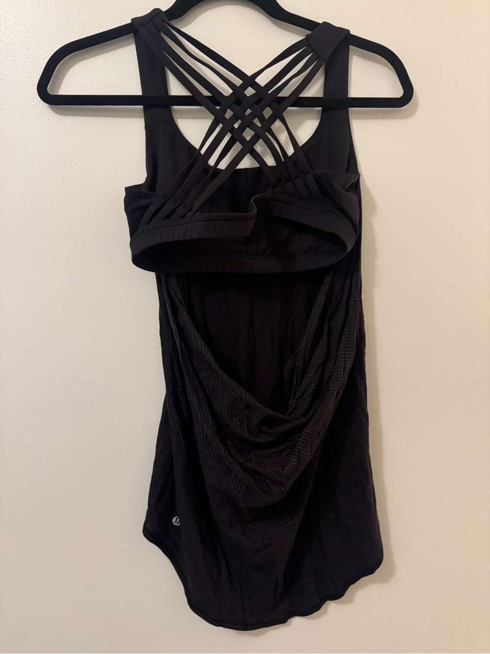Lululemon Black Women's Strappy Back Workout Top